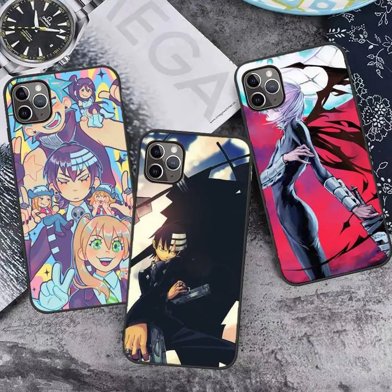 Soul Eater Phone Case for iPhone 7 8 11 12 Pro X XS XR Samsung A S 6 7 9 10 51 70 mobile bags 
Soul Eater Phone Case for iPhone 7 8 11 12 Pro X XS XR Samsung A S 6 7 9 10 51 70 mobile bags