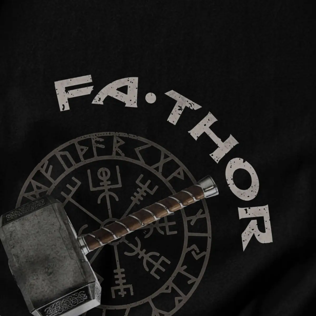 Fa-Thor как папа просто кулер подарок на день отца футболка уличная одежда