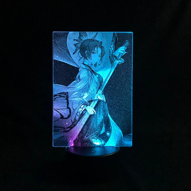 Touch Sensor Two Tone Lamp Demon Slayer Kochou Shinobu Japanese Anime Manga Projector Two Tone Led Light Two Tone 3D Lamp Kid
Touch Sensor Two Tone Lamp Demon Slayer Kochou Shinobu Japanese Anime Manga Projector Two Tone Led Light Two Tone 3D Lamp Kid