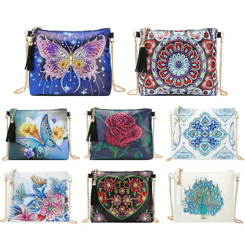DIY Butterfly Special Shaped Diamond Painting Art Leather Chain Messenger Bag Chain Crossbody Bags Tassel Diamond Painting Tool
DIY Butterfly Special Shaped Diamond Painting Art Leather Chain Messenger Bag Chain Crossbody Bags Tassel Diamond Painting Tool