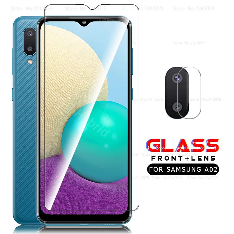 Для Samsung A02 стеклянный объектив камеры защитный чехол для Galaxy A 02 A022F 6 5