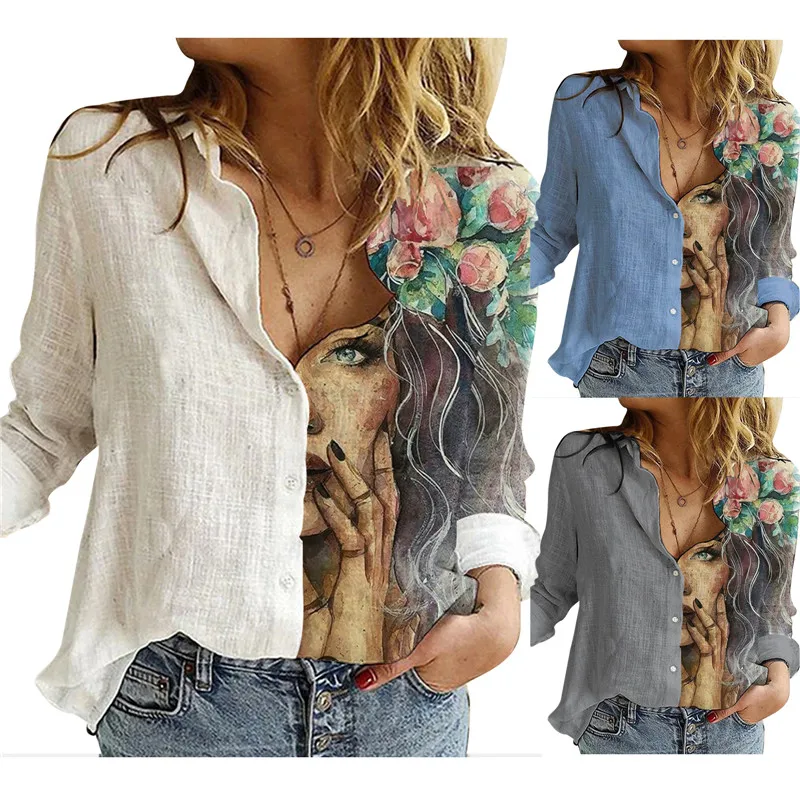 Женская футболка свободного кроя, с рисунком из мультфильмов, в стиле ретро; Женские потока цифровая печать рубашка с длинными рукавами
Женская футболка свободного кроя, с рисунком из мультфильмов, в стиле ретро; Женские потока цифровая печать рубашка с длинными рукавами