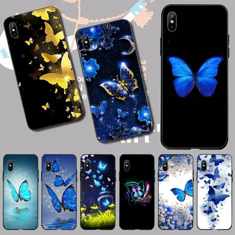 Bling blue butterfly Phone Case for iPhone 11 12 13 pro XS MAX 8 7 6 6S Plus X 5S SE 2020 XR mini
Bling blue butterfly Phone Case for iPhone 11 12 13 pro XS MAX 8 7 6 6S Plus X 5S SE 2020 XR mini