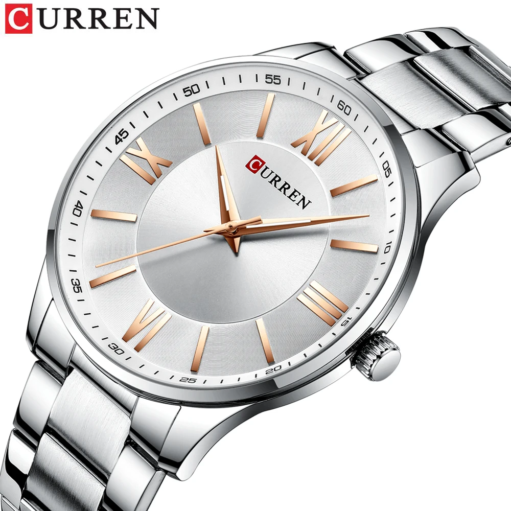 CURREN New 2020 Luxury Stainless Steel Men Watch Fashion Analog Quartz Clock Wristwatches for Male Blue Black Business Watches
CURREN New 2020 Luxury Stainless Steel Men Watch Fashion Analog Quartz Clock Wristwatches for Male Blue Black Business Watches