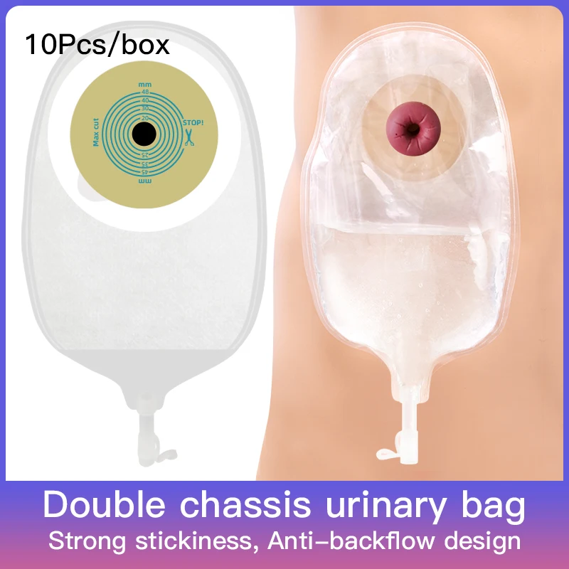 Anti-reflux and leak-proof urinary bag Double-layer adhesive transparent urine bag 15-48mm Silicone plug urine bag special for b
Anti-reflux and leak-proof urinary bag Double-layer adhesive transparent urine bag 15-48mm Silicone plug urine bag special for b