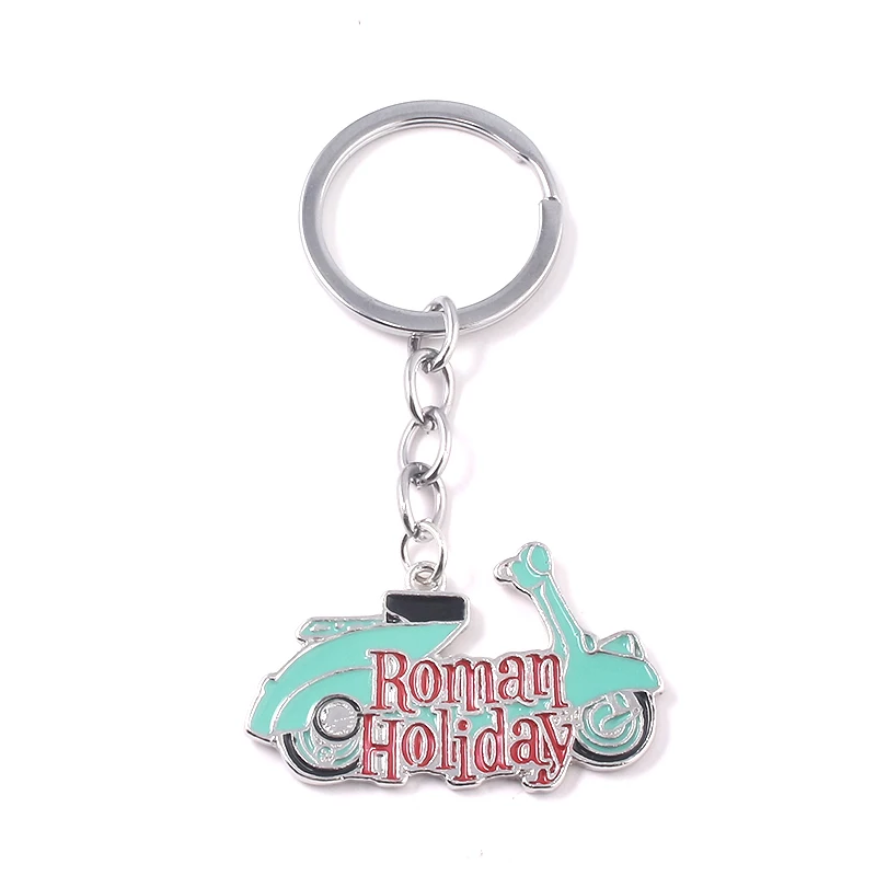 Roman Holiday KeyChain Audrey Hepburn Princess Ann Joe Motorcycle Metal Car Pendant Keyring For Women Men Souvenir Jewelry Gift
Roman Holiday KeyChain Audrey Hepburn Princess Ann Joe Motorcycle Metal Car Pendant Keyring For Women Men Souvenir Jewelry Gift
