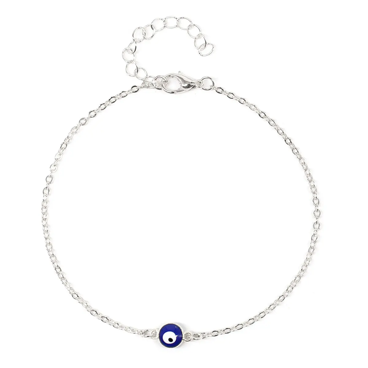 Cross border jewelry women's evil eye alloy electroplating simple cheap Anklet women's k016
Cross border jewelry women's evil eye alloy electroplating simple cheap Anklet women's k016