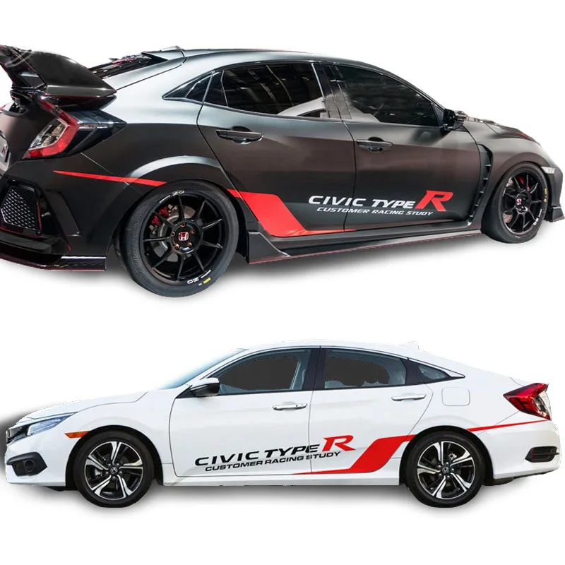 Racing Power Modified Body Side Waist Line Strpes Decal Wrap Sticker Graphic Accessories for 10th Gen CIVIC 2016 2017 2018 2019
Racing Power Modified Body Side Waist Line Strpes Decal Wrap Sticker Graphic Accessories for 10th Gen CIVIC 2016 2017 2018 2019
