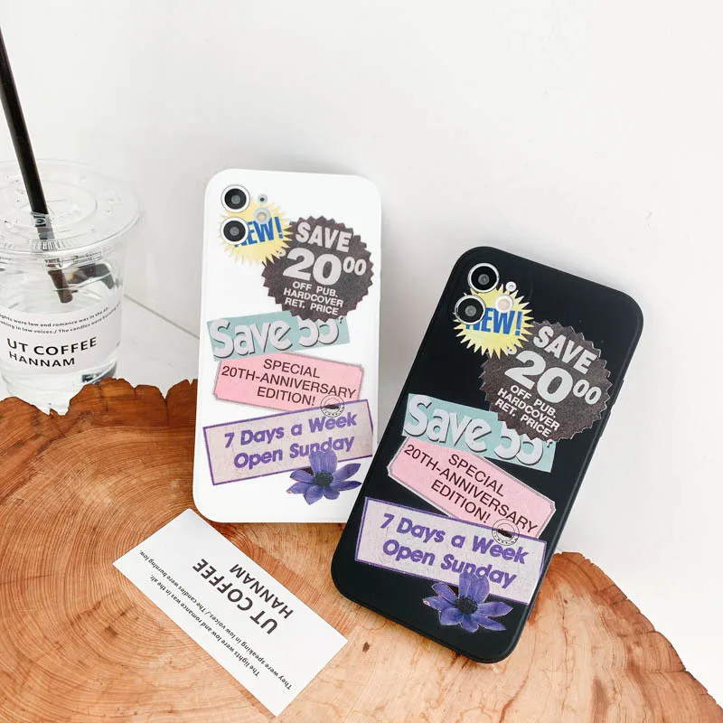 Popular logo tag pattern Soft Silicone Phone Cases For iphone 11 Pro Max 12 Pro Mini XR XS 8 X 7 6 6S Plus Price Tag Phone Case
Popular logo tag pattern Soft Silicone Phone Cases For iphone 11 Pro Max 12 Pro Mini XR XS 8 X 7 6 6S Plus Price Tag Phone Case