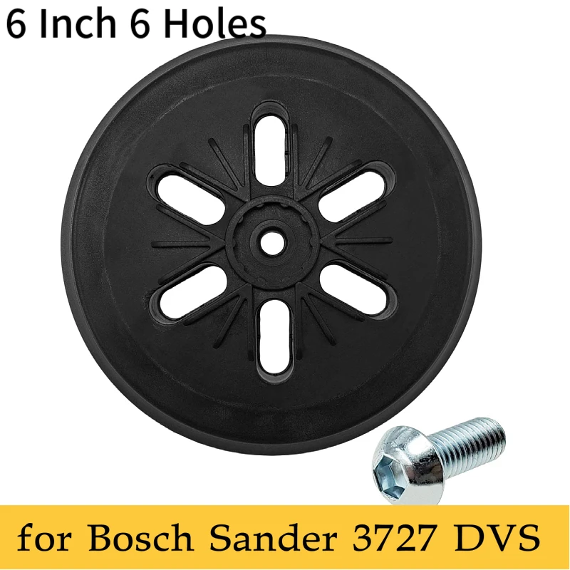 6 Inch Sanding Pad for Bosch Sander 3727 DVS 3727DEVS 1250DEVS ROS65VC Replacement Hook and Loop 150mm Sanding Backing Plate
6 Inch Sanding Pad for Bosch Sander 3727 DVS 3727DEVS 1250DEVS ROS65VC Replacement Hook and Loop 150mm Sanding Backing Plate