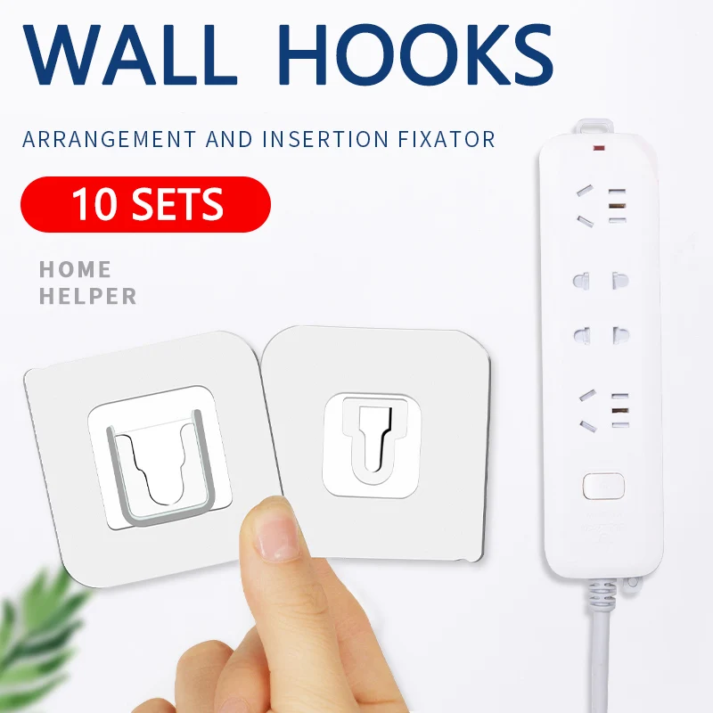 10 sets Double-sided Adhesive Wall Hooks Hanger Strong Transparent hooks for home Kitchen and Bathroom Suction cup Wall Holder
10 sets Double-sided Adhesive Wall Hooks Hanger Strong Transparent hooks for home Kitchen and Bathroom Suction cup Wall Holder