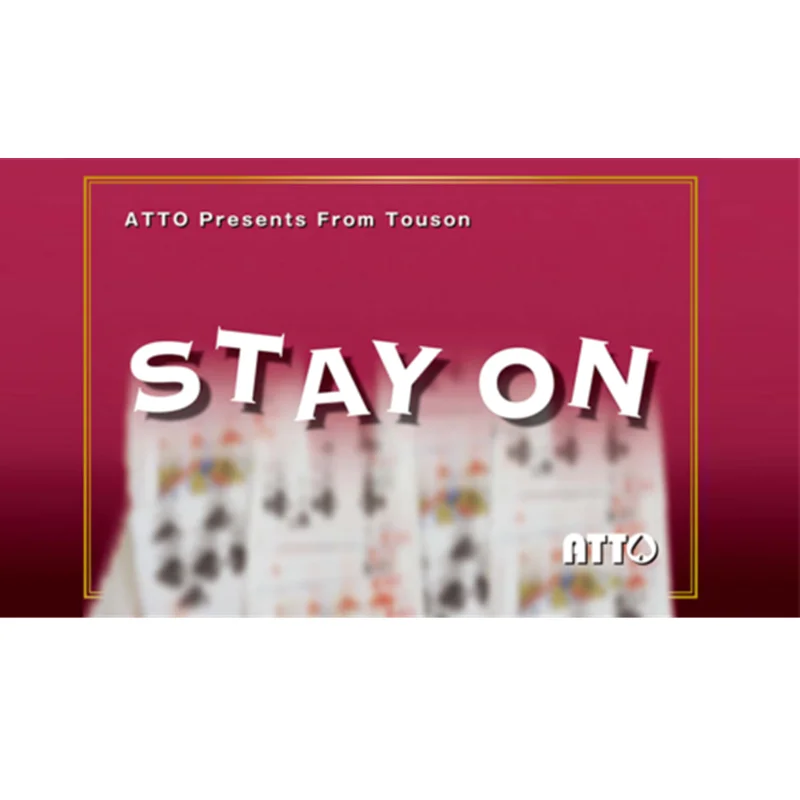 STAY ON (Gimmick and Online Instructions) by Touson & Katsuya Masuda Card Magic Tricks Stage Magic Mentalism Illusions Close up
STAY ON (Gimmick and Online Instructions) by Touson & Katsuya Masuda Card Magic Tricks Stage Magic Mentalism Illusions Close up