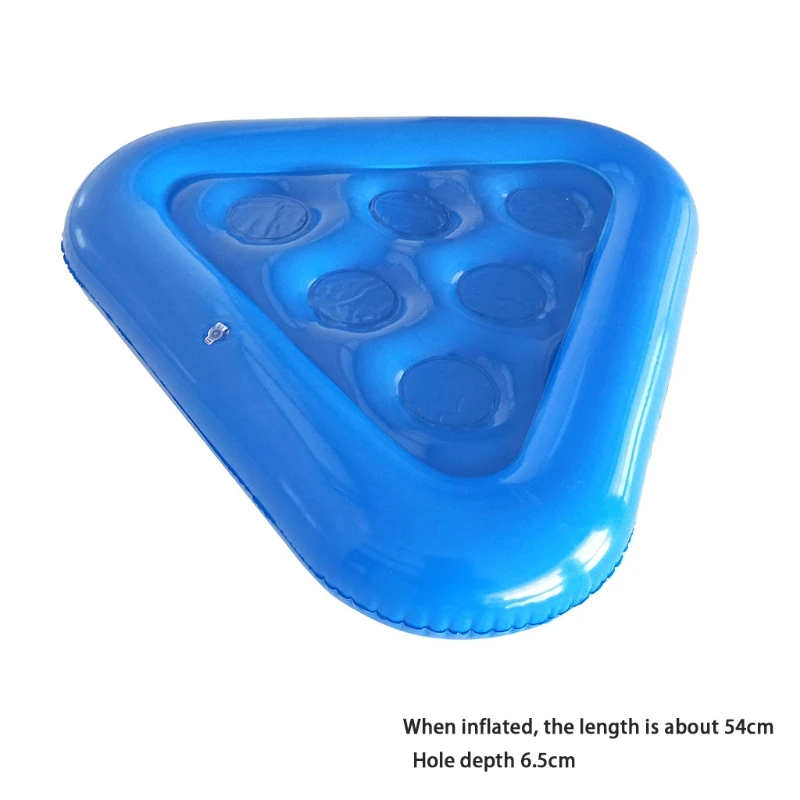 U2JC Blue Triangle Inflatable Swimming Pool Cup Holder Floating Beverage Salad Fruit Serving Bar Pool Float Trays Summer
U2JC Blue Triangle Inflatable Swimming Pool Cup Holder Floating Beverage Salad Fruit Serving Bar Pool Float Trays Summer