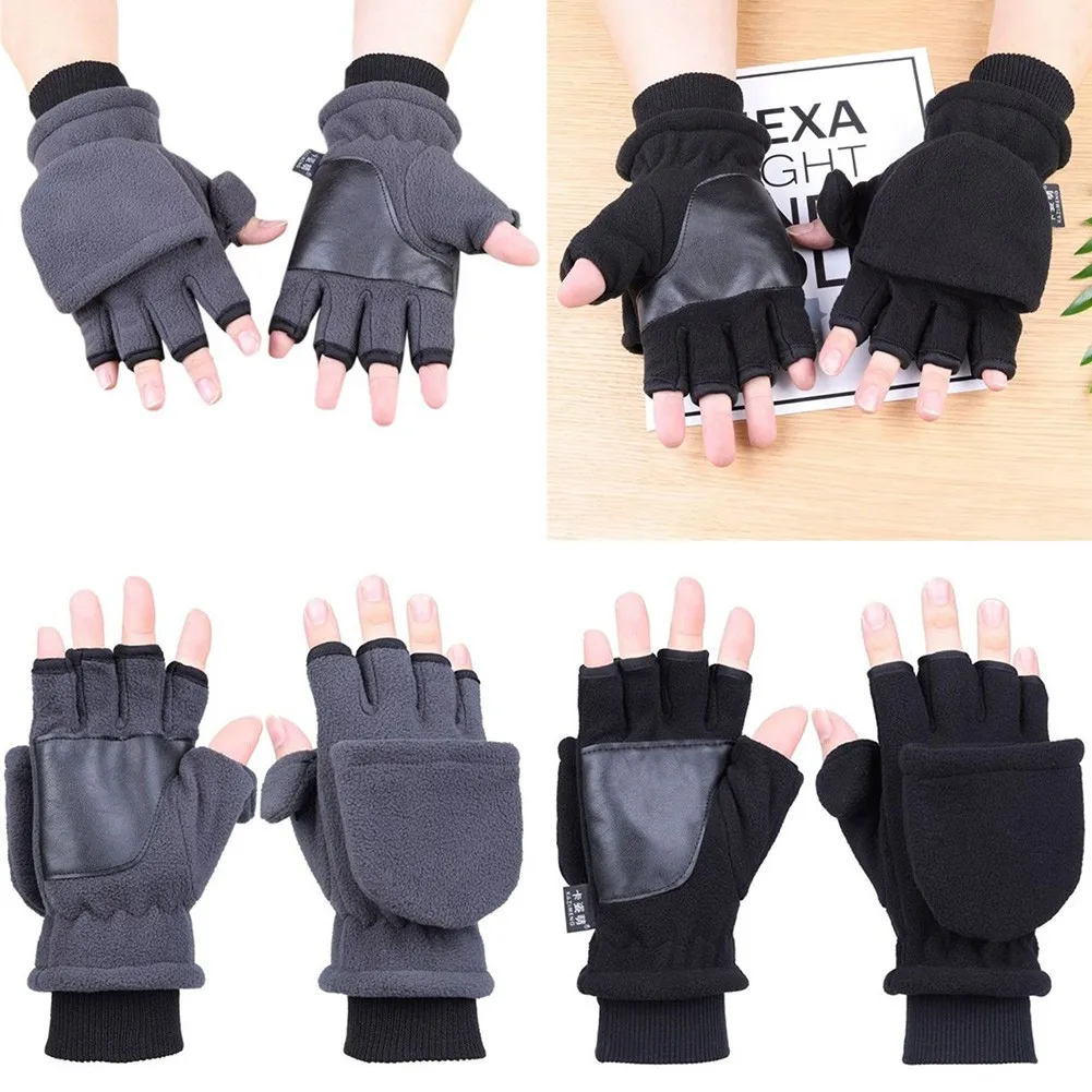 1pair Men's Gloves And Women Motorcycle Equippments Fleece Lining Half-finger Thick Touch Screen Gloves For Winter Warm Parts
1pair Men's Gloves And Women Motorcycle Equippments Fleece Lining Half-finger Thick Touch Screen Gloves For Winter Warm Parts
