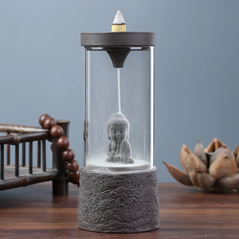 Backflow Incense Burner Creative Windproof Buddha Personality Incense Burner Waterfall Indoor Bruciatore Incenso Zen Decor EB5XL
Backflow Incense Burner Creative Windproof Buddha Personality Incense Burner Waterfall Indoor Bruciatore Incenso Zen Decor EB5XL