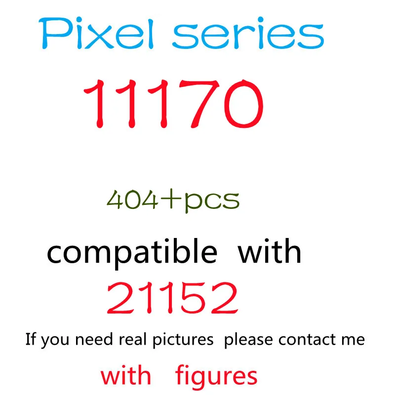 404pcs 11170 Building Block Toy Pixel Series 21152 Assembled Building Block Children's Toy Gifts
404pcs 11170 Building Block Toy Pixel Series 21152 Assembled Building Block Children's Toy Gifts