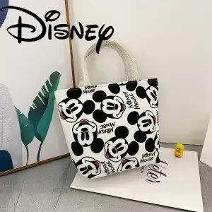 Disney Simple Fashion Cute Cartoon Mickey Sweet and Fresh Printed Canvas Casual Zipper Durable Small Square Bag
Disney Simple Fashion Cute Cartoon Mickey Sweet and Fresh Printed Canvas Casual Zipper Durable Small Square Bag