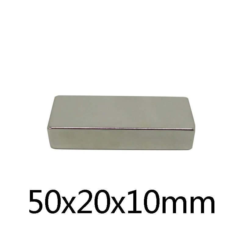 1/2/3PCS N35 Super Strong Neodymium Magnets Block Permanent Magnet 50x20x10mm Powerful Magnetic 50*20*10mm
1/2/3PCS N35 Super Strong Neodymium Magnets Block Permanent Magnet 50x20x10mm Powerful Magnetic 50*20*10mm