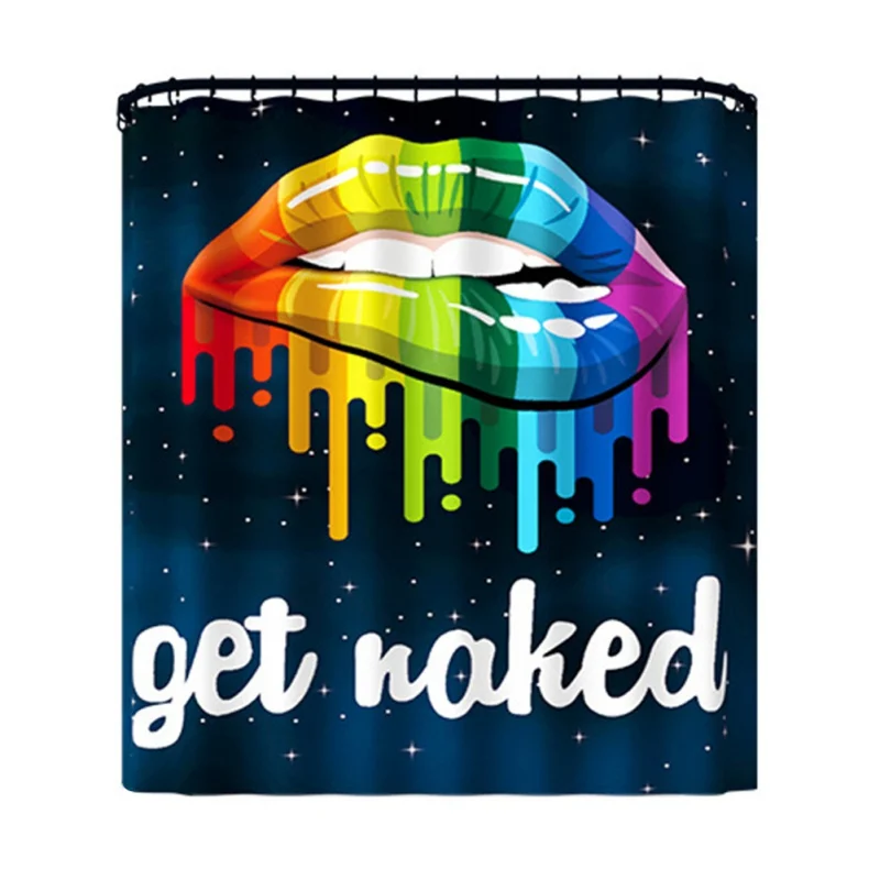 Cute Color lip pattern printing 4Pcs Set Bathroom Non-Slip Pedestal Rug + Lid Toilet Cover + Bath Mat + Shower curtain
Cute Color lip pattern printing 4Pcs Set Bathroom Non-Slip Pedestal Rug + Lid Toilet Cover + Bath Mat + Shower curtain