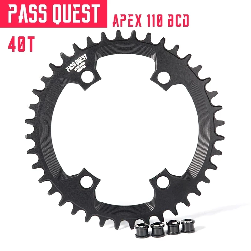 Pass Quest SRAM Apex 110BCD 4 pawd Round Road Bike Narrow Wide Chainring 36T-52T Bike Chainwheel Sram Apex Off Road
Pass Quest SRAM Apex 110BCD 4 pawd Round Road Bike Narrow Wide Chainring 36T-52T Bike Chainwheel Sram Apex Off Road