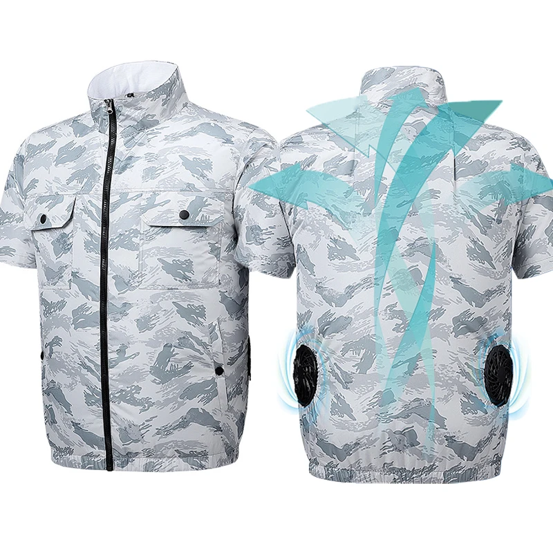 USB Charged Cooling Fans Vest Men Women Summer Air Conditioning Waistcoat Cool Fan Hiking Hooded Clothing -40
USB Charged Cooling Fans Vest Men Women Summer Air Conditioning Waistcoat Cool Fan Hiking Hooded Clothing -40