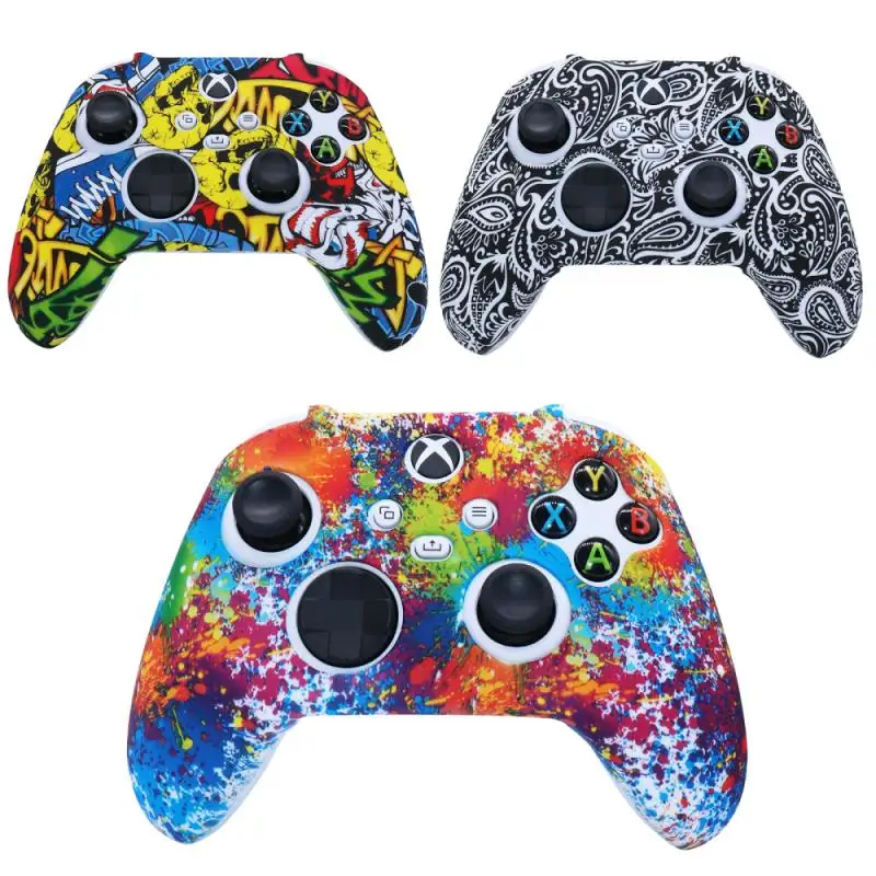 Case Shell Skin Camouflage Silicone Protective Cover For S/X Controller Gamepad Camouflage Protective Grip Cover
Case Shell Skin Camouflage Silicone Protective Cover For S/X Controller Gamepad Camouflage Protective Grip Cover