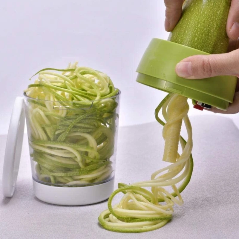 Multifunction 5 in 1 Adjustable Vegetables Spiralizer Cutter Spiral Slicer Non-slip Creates Rotary Cutting Tool Practical
Multifunction 5 in 1 Adjustable Vegetables Spiralizer Cutter Spiral Slicer Non-slip Creates Rotary Cutting Tool Practical