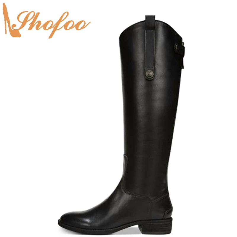 Black Med Chunky Heels Knee Long Riding Boots Women Round Toe Zipper Large Size 15 16 Ladies Winter Fashion Warm Shoes Shofoo
Black Med Chunky Heels Knee Long Riding Boots Women Round Toe Zipper Large Size 15 16 Ladies Winter Fashion Warm Shoes Shofoo