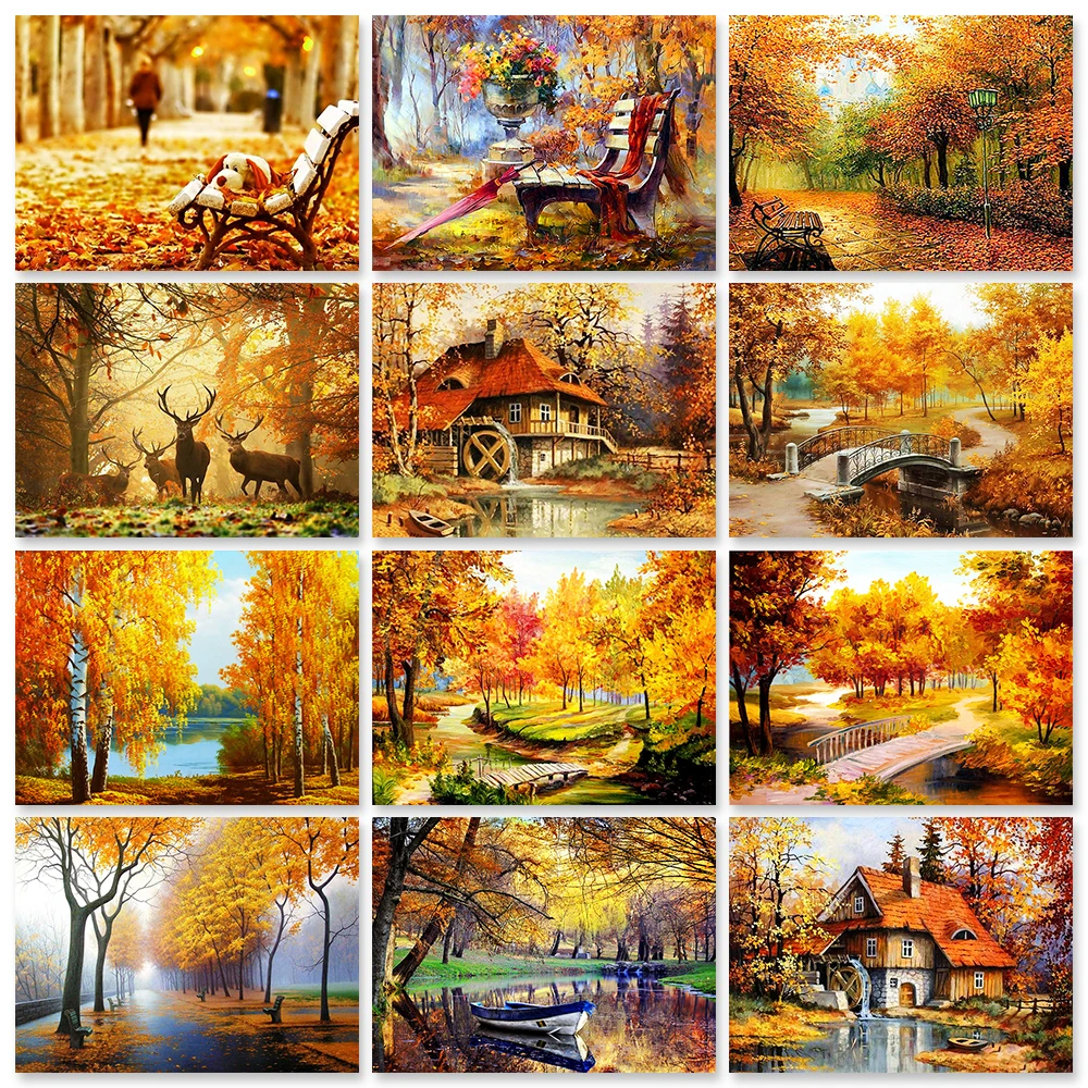 ZOOYA 5D DIY Diamond Painting Tree Diamond Embroidery Autumn Scenery Full Square Rhinestone Mosaic Landscape Art Home Decor
ZOOYA 5D DIY Diamond Painting Tree Diamond Embroidery Autumn Scenery Full Square Rhinestone Mosaic Landscape Art Home Decor