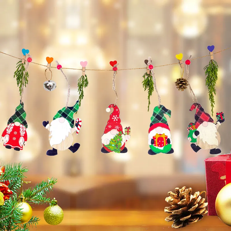 Merry Christmas Santa Claus Ornament Wooden Hanging Pendants Tags Xmas Party Gift For Christmas Decoration DIY New Year Decors 
Merry Christmas Santa Claus Ornament Wooden Hanging Pendants Tags Xmas Party Gift For Christmas Decoration DIY New Year Decors