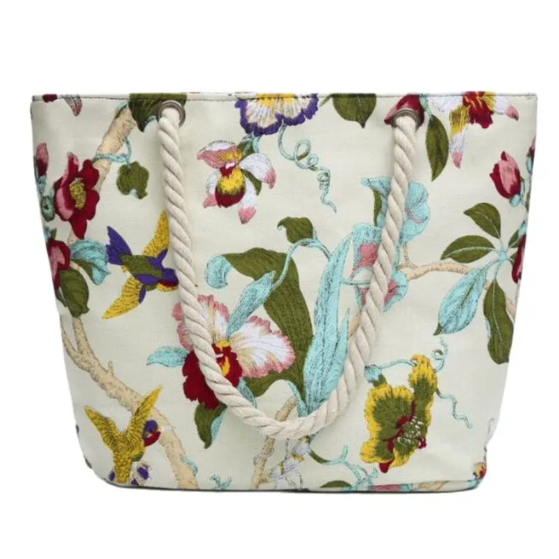 2022 Women Printed Flowers Shoulder Bags Casual Beach Holiday Bags For Girls Fashion Cotton Tope Shopping bags MN984
2022 Women Printed Flowers Shoulder Bags Casual Beach Holiday Bags For Girls Fashion Cotton Tope Shopping bags MN984