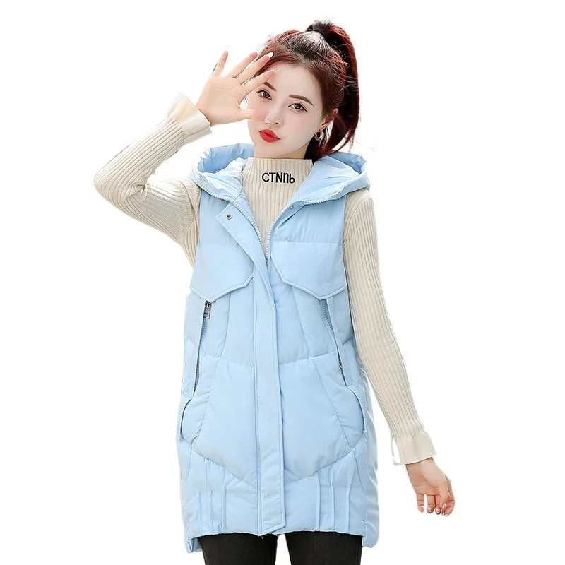 Autumn Winter Women Waistcoat Vest 2022 New Casual Solid Sleeveless Thicken Warm padded Vest Coat High quality Outwear Coat
Autumn Winter Women Waistcoat Vest 2022 New Casual Solid Sleeveless Thicken Warm padded Vest Coat High quality Outwear Coat