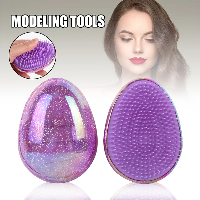 Egg Shaped Detangling Hair Comb Cartoon Innovative Glitter Dry & Wet Anti-static Handheld Hair Brush For Girls Kids SANA889
Egg Shaped Detangling Hair Comb Cartoon Innovative Glitter Dry & Wet Anti-static Handheld Hair Brush For Girls Kids SANA889
