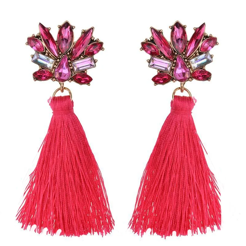 2020 Ladies Fashion Trend Creative New Earrings Elegant Temperament Inlaid Zircon Long Tassel Earrings Everyday All-match
2020 Ladies Fashion Trend Creative New Earrings Elegant Temperament Inlaid Zircon Long Tassel Earrings Everyday All-match