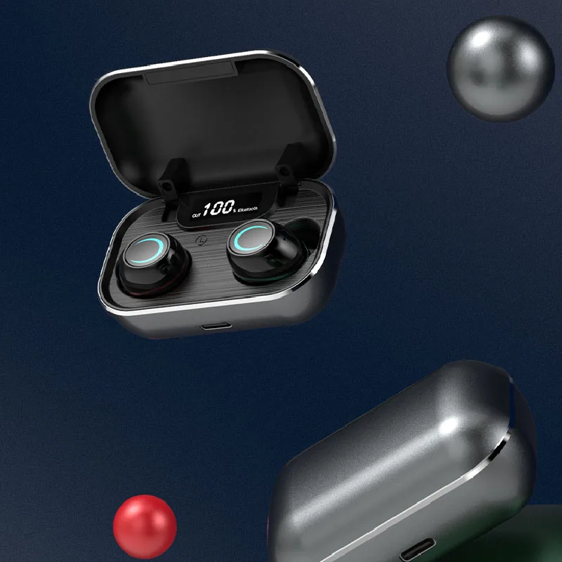 TWS Headphones G12 Bluetooth Wireless Earpods HiFi Stereo Earbuds with Mic Drive Call Sports Earphones for Smartphone
TWS Headphones G12 Bluetooth Wireless Earpods HiFi Stereo Earbuds with Mic Drive Call Sports Earphones for Smartphone