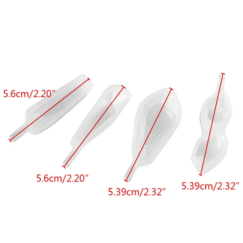Geometry 4pieces/set Irregular Stone Pendant Silicone Mold Resin Silicone Mould Handmade DIY Jewelry Making Epoxy Resin Molds
Geometry 4pieces/set Irregular Stone Pendant Silicone Mold Resin Silicone Mould Handmade DIY Jewelry Making Epoxy Resin Molds