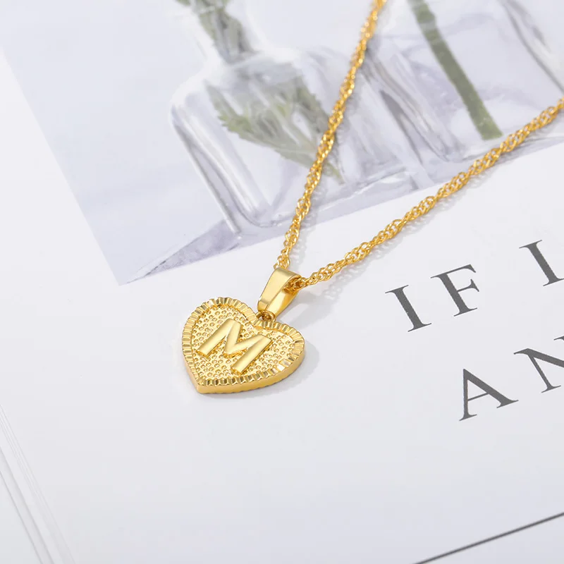 Vintage Bohemia A-Z Letter Necklace Stainless Steel Chain Initial Pendant Necklaces for Women Heart Name Necklace Bijoux Femme
Vintage Bohemia A-Z Letter Necklace Stainless Steel Chain Initial Pendant Necklaces for Women Heart Name Necklace Bijoux Femme