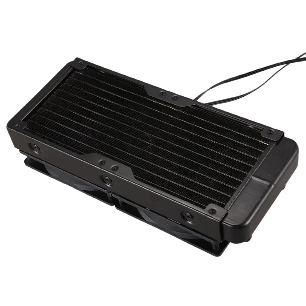 240mm Water Cooling Radiator Aluminum Heat Exchanger Radiator with Fans 10 Tubes CPU Cooling Heat Sink for Computer
240mm Water Cooling Radiator Aluminum Heat Exchanger Radiator with Fans 10 Tubes CPU Cooling Heat Sink for Computer