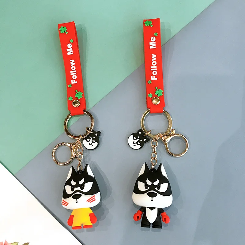 Cartoon Method Fighting Huskie Dog Keychains Cute Doll Key Chain Creative Custom Couple Ins Bag Pendant Car Leather Key Ring
Cartoon Method Fighting Huskie Dog Keychains Cute Doll Key Chain Creative Custom Couple Ins Bag Pendant Car Leather Key Ring