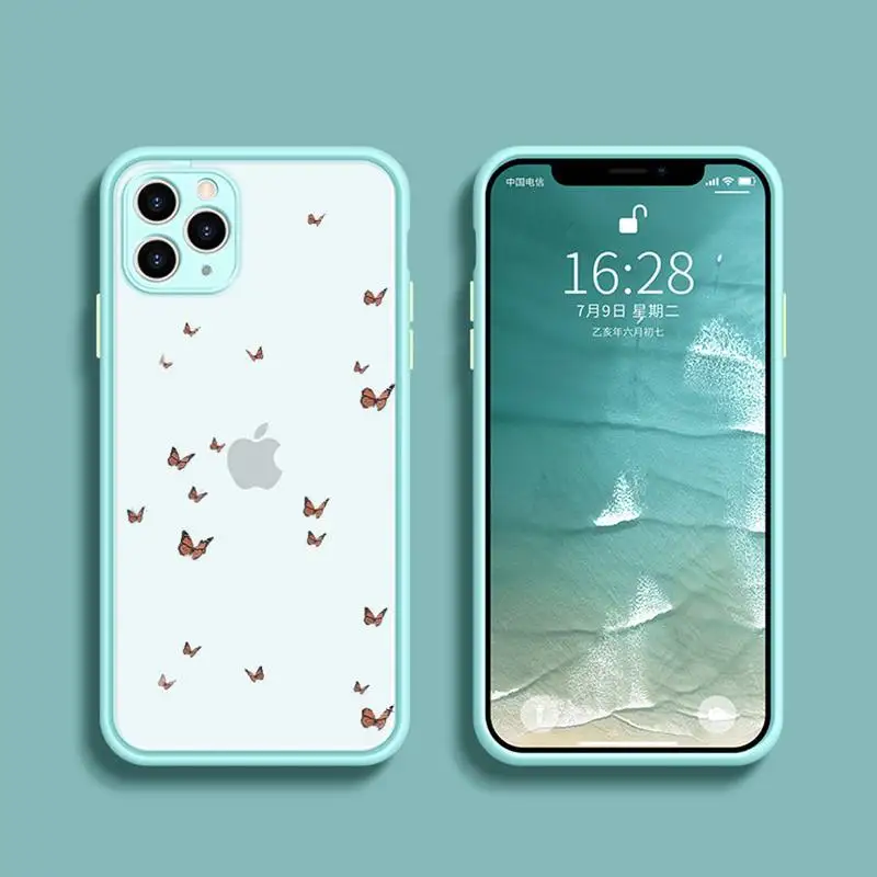 Cute Butterfly Blue Phone Case Transparent Matte For IPhone 7 8 11 12 S Mini Pro X XS XR MAX Plus Cover Shell
Cute Butterfly Blue Phone Case Transparent Matte For IPhone 7 8 11 12 S Mini Pro X XS XR MAX Plus Cover Shell