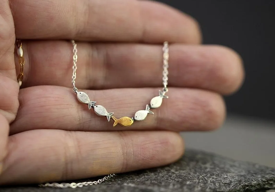 2020 Wholesale Small Animal Fish Dainty Silver Color Necklace Chocker Necklaces for Women Female Fashion Jewelry Gift for Her
2020 Wholesale Small Animal Fish Dainty Silver Color Necklace Chocker Necklaces for Women Female Fashion Jewelry Gift for Her