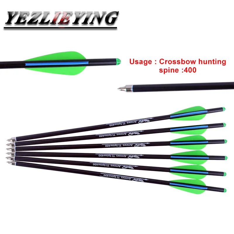 Archery Bolts 16/17/18/20/22 Inch Crossbow Arrows Spine 400 for Mini Crossbow bow for shooting 
Archery Bolts 16/17/18/20/22 Inch Crossbow Arrows Spine 400 for Mini Crossbow bow for shooting