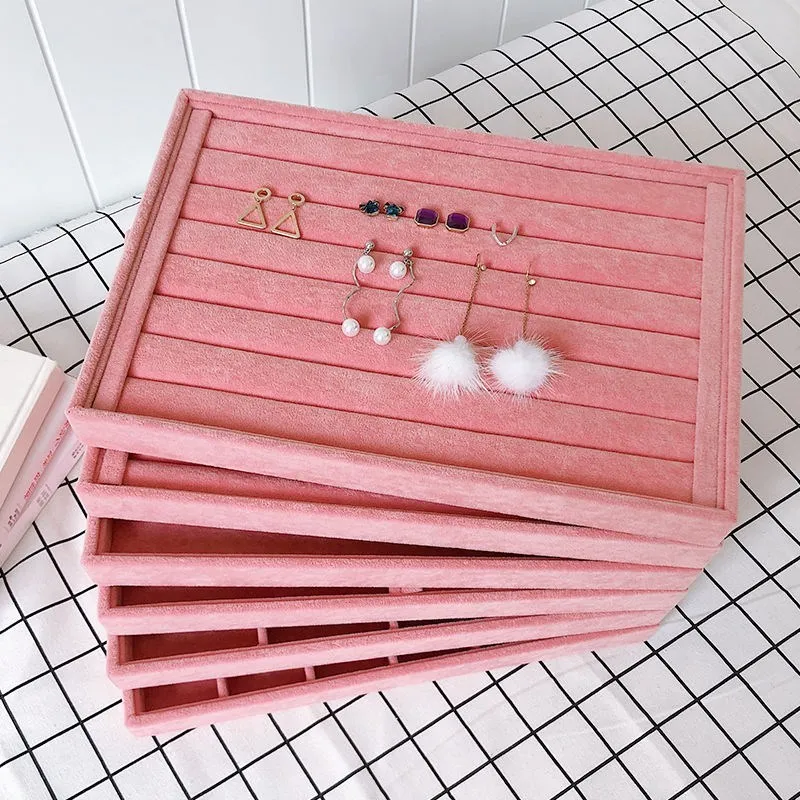 New Pink Velvet Jewelery Organizer Jewelry Boxes and Packaging Jewellery Display Ring Earring Holder Bracelets Necklaces Display
New Pink Velvet Jewelery Organizer Jewelry Boxes and Packaging Jewellery Display Ring Earring Holder Bracelets Necklaces Display