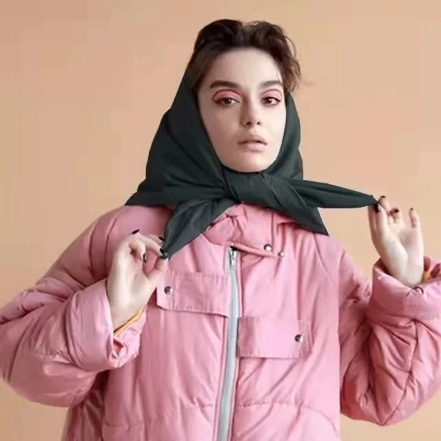 New Design Quilted Scarf Triangle Puffy Hood Headscarf Winter Warm Decorated Shawl Neck Kerchief Scarf for Fashion Women
New Design Quilted Scarf Triangle Puffy Hood Headscarf Winter Warm Decorated Shawl Neck Kerchief Scarf for Fashion Women