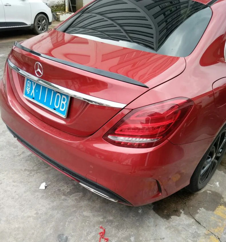 For Mercedes W205 Spoiler 4-Door Sedan C63 C180 C200 C250 C260 ABS Plastic Tail Wing Unpainted Primer Color 2016 - 2019 
For Mercedes W205 Spoiler 4-Door Sedan C63 C180 C200 C250 C260 ABS Plastic Tail Wing Unpainted Primer Color 2016 - 2019