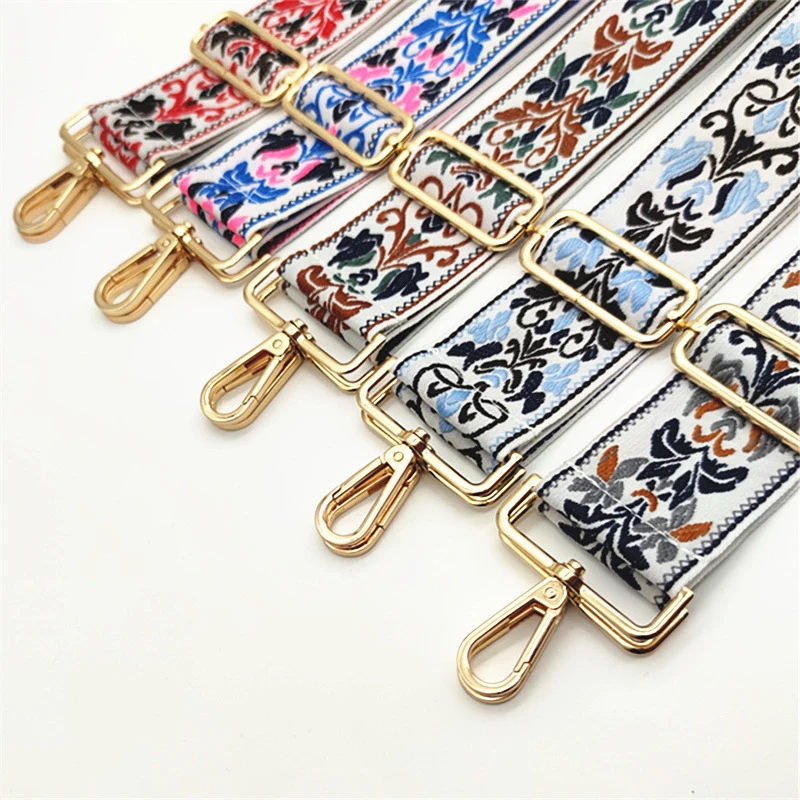 Wide 5cm Shoulder Strap Color Embroidery Flower Bag Strap Female Shoulder Strap Handbags Traveler Accessories For Crossbody
Wide 5cm Shoulder Strap Color Embroidery Flower Bag Strap Female Shoulder Strap Handbags Traveler Accessories For Crossbody