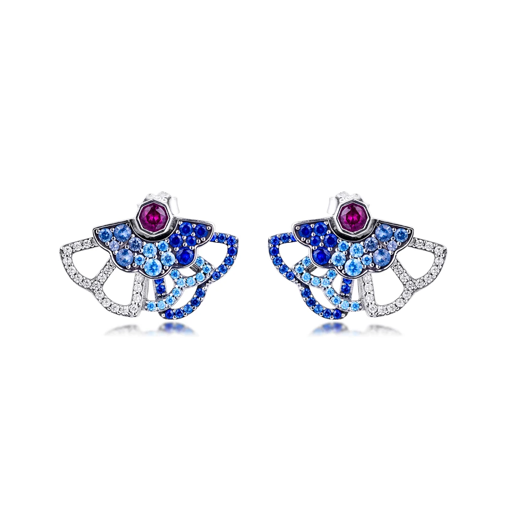 Blue & Pink Fan Statement Stud Earrings for Women 925 Sterling Silver Small Earrings Jewellry Fine Girl Earring
Blue & Pink Fan Statement Stud Earrings for Women 925 Sterling Silver Small Earrings Jewellry Fine Girl Earring