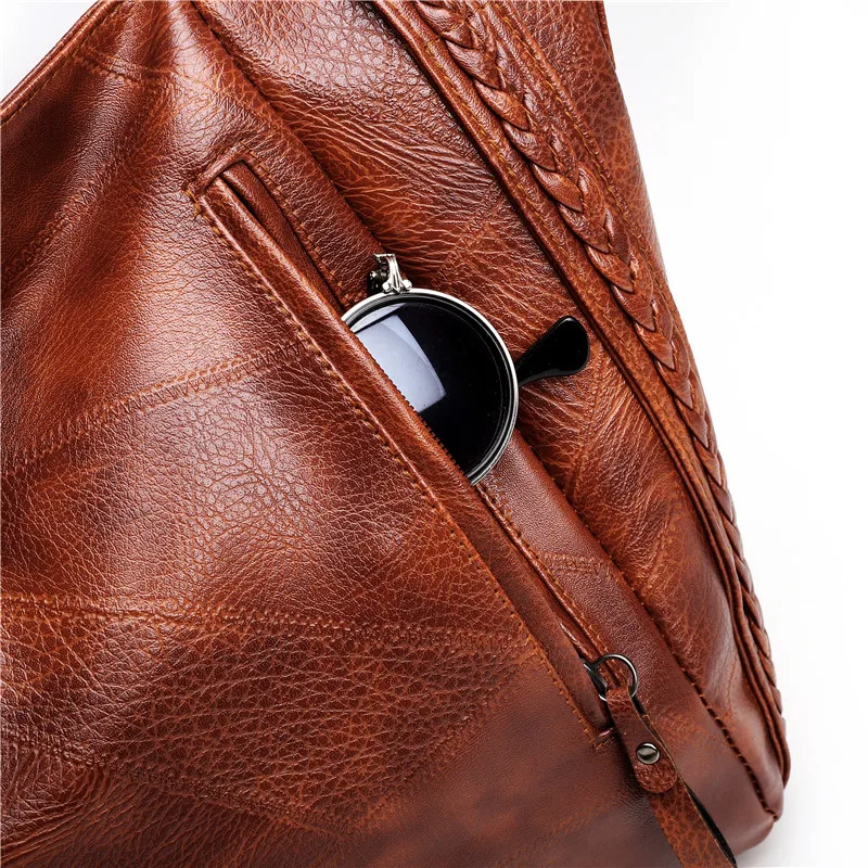 Women Shoulder Bag Fashion PU Leather Handbag Retro Ladies Big Shoulder Bag Large Tote Purse Women Handbag Tote Bag Sac A Main
Women Shoulder Bag Fashion PU Leather Handbag Retro Ladies Big Shoulder Bag Large Tote Purse Women Handbag Tote Bag Sac A Main