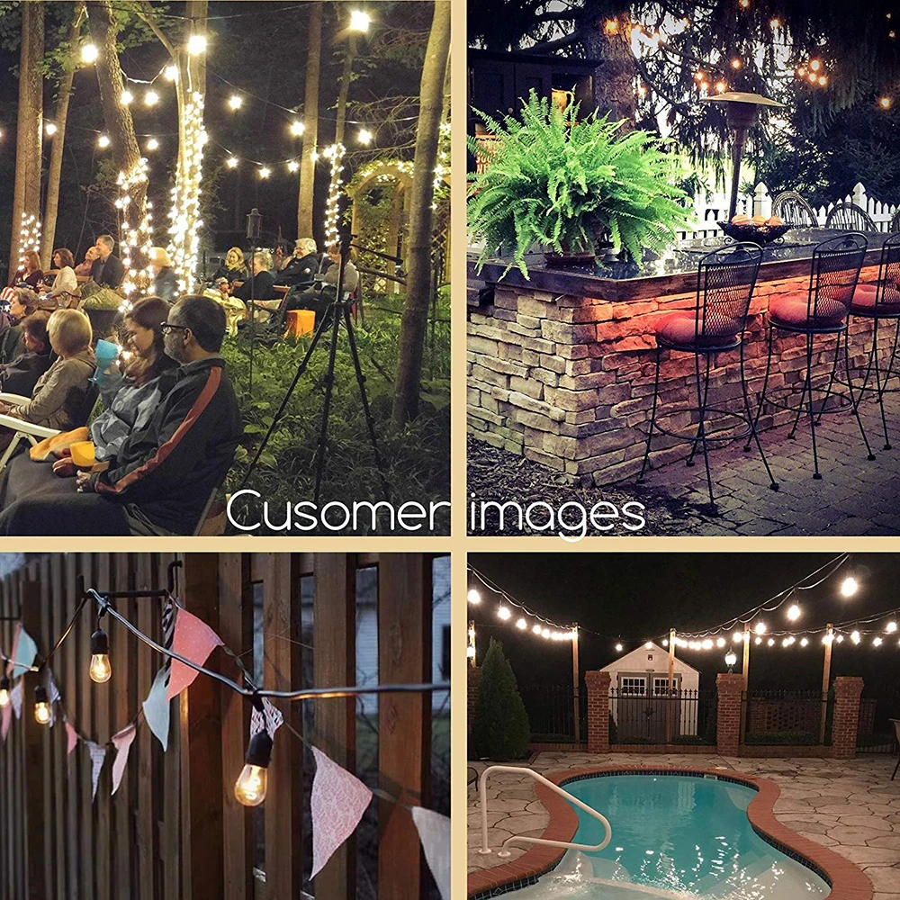 10Pcs S14 2W 4W LED Edison Light Bulbs E27 Waterproof Vintage LED Filament Bulb for Outdoor Commercial String Light Replacement
10Pcs S14 2W 4W LED Edison Light Bulbs E27 Waterproof Vintage LED Filament Bulb for Outdoor Commercial String Light Replacement