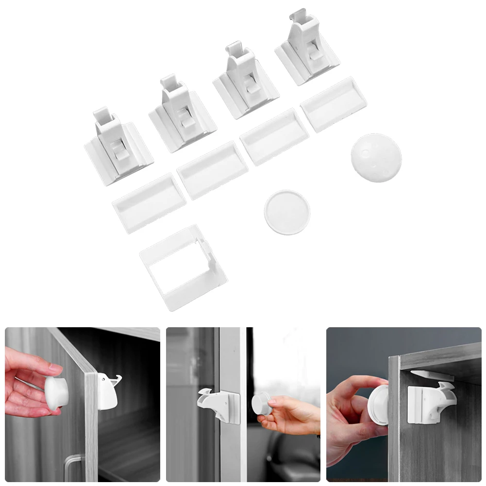 Magnetic Child Lock Baby Safety Cabinet Drawer Door Lock Children Protection Invisible Lock Kids Security 4+1/8+2 With 1 Cradle
Magnetic Child Lock Baby Safety Cabinet Drawer Door Lock Children Protection Invisible Lock Kids Security 4+1/8+2 With 1 Cradle